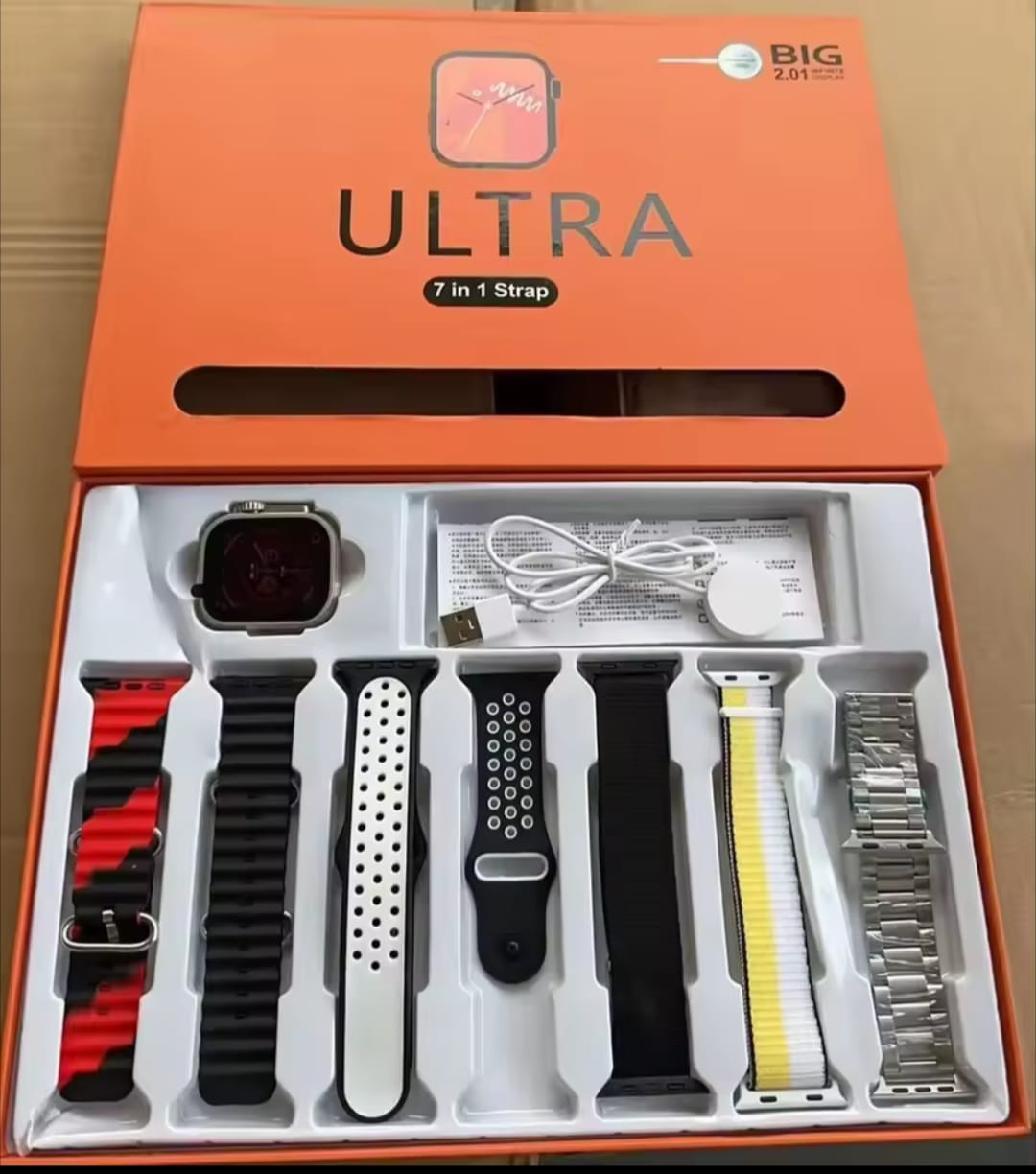 Ultra Smart Watch 7-in-1 Bundle